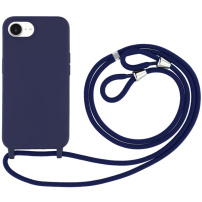 Etui ochronne ze sznurkiem do iPhone 16e / 17e - ciemnoniebieski
