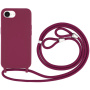 Etui ochronne ze sznurkiem do iPhone 16e / 17e - bordowe