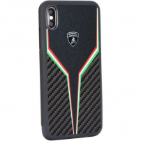 Lamborghini Oryginalne etui do iPhone X / XS - czarne