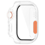 Etui zamykane w stylu Watch Ultra ze szkłem hartowanym do Apple Watch 42mm (Series 10 / 11) - mleczne