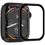 Rurihai Szkło hartowane z plastikową ramką do Apple Watch 40mm - czarne