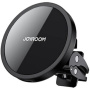 JOYROOM JR-ZS240 magnetyczny uchwyt samochodowy do kratki wentylacyjnej z ładowaniem bezprzewodowym do iPhone - czarny