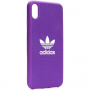 ADIDAS Originals Moulded Case Canvas iPhone XS Max - fioletowe