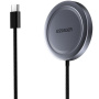ESSAGER ES-WC11 Qi2 Bezprzewodowa ładowarka MagSafe do iPhone / AirPods - 15W - ciemnoszara