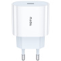 TOTUDESIGN HC-1 Szybka ładowarka sieciowa z portem USB-C - 20W - biała