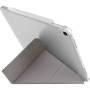 UNIQ Yorker Kanvas Plus pokrowiec ze origami stojakiem do iPad Air 4 (2020) / Air 5 (2022) / Pro 11" (2018) - szary
