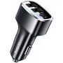 Ładowarka samochodowa Yesido Y47 z portami USB-C / 2x USB-A - 49W - czarna