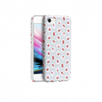 HOCO etui ochronne dla Apple iPhone 7 Plus / 8 Plus - szare z kwiatami
