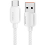 ESSAGER ES-X46 Opleciony kabel do ładowania i transmisji danych - USB-A do USB-C - 2 m - srebrny