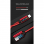 POFAN redukcja z lightning złącza do jednoczesnego podłączenia słuchawek i ładowarki dla iPhone / iPad - 12 cm - czarna