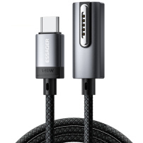 ESSAGER ES-X69 Opleciony kabel ładujący - USB-C do MagSafe 3 dla MacBook - 1 m - ciemnoszary