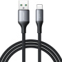 JOYROOM S-A28 Opleciony kabel do ładowania i transmisji danych - USB-A do Lightning - 1 m - czarny