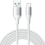 JOYROOM S-A28 Opleciony kabel do ładowania i transmisji danych - USB-A do Lightning - 2 m - biały