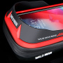 WILD MAN ES16 wodoodporna torba rowerowa z miejscem na iPhone'a - czerwono-czarna