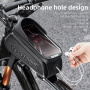 WEST BIKING YP-337 wodoodporna torba rowerowa z miejscem na iPhone'a - czarna