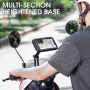 WEST BIKING Uniwersalny magnetyczny wodoodporny futerał z uchwytem na rower i motocykl na kierownicę do iPhone'a - czarny