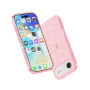 Przezroczyste etui z brokatem na iPhone Air - różowe