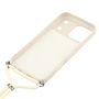 Etui ochronne ze sznurkiem do iPhone 17 Pro Max - beżowe