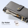 DUX DUCIS Lawa 2w1 odpinane etui z klapką z MagSafe i portfelem do iPhone 17 - szare