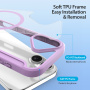 DUX DUCIS Skin X etui z klapką z MagSafe do iPhone 17 - fioletowe