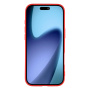 Matowe etui z miękkiego plastiku na iPhone Air - czerwone
