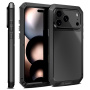 Wyjątkowo wytrzymałe etui odporne na wstrząsy, wodę i kurz do iPhone 17 Pro Max - czarne