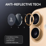 Szkła NORTHJO z metalową ramką do ochrony obiektywów tylnego aparatu dla iPhone 17 - złoty
