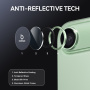 NORTHJO Szkło z metalową ramką do ochrony obiektywu tylnego aparatu dla iPhone Air - zielone