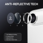 NORTHJO Szkło z metalową ramką do ochrony obiektywu tylnego aparatu dla iPhone Air - srebrne