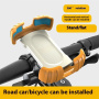 Uchwyt Z012 na rower i motocykl na kierownicę do iPhone'a - pomarańczowo-biały