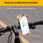 Uchwyt Z012 na rower i motocykl na kierownicę do iPhone'a - pomarańczowo-biały