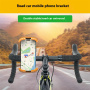 Uchwyt Z012 na rower i motocykl na kierownicę do iPhone'a - pomarańczowo-biały