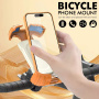 Uchwyt Z012 na rower i motocykl na kierownicę do iPhone'a - pomarańczowo-biały