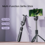 Kijek do selfie Bluetooth Yesido SF11 ze statywem do iPhone - czarny