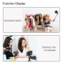 Kijek do selfie Bluetooth Yesido SF11 ze statywem do iPhone - czarny