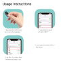 Kijek do selfie Bluetooth Yesido SF11 ze statywem do iPhone - czarny