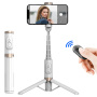 Q12 Bluetooth kijek do selfie ze statywem do iPhone'a - biały