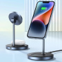 UGREEN 2w1 magnetyczna bezprzewodowa podstawka ładująca do iPhone / AirPods - 20W - ciemnoszary