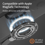 Błyszczący magnetyczny obrotowy stojak 360° MagSafe do iPhone'a - różowy