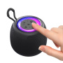 Głośnik bezprzewodowy Bluetooth USAMS YX014 z podświetleniem - czarny
