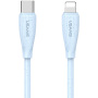 USAMS US-SJ717 kabel ładująco-transferowy - USB-C do Lightning - 1 m - niebieski
