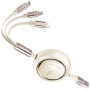 WEKOME Star Series 3w1 wysuwany kabel do ładowania i transmisji danych - USB-A do USB-C / Lightning / micro USB - 1,2 m - beżowy