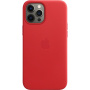 Oryginalne skórzane etui Apple z MagSafe do iPhone 12 Pro Max – czerwone
