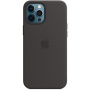 Oryginalne silikonowe etui Apple z MagSafe do iPhone 12 Pro Max – czarne
