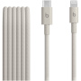 Beats Woven pleciony kabel ładujący i do transmisji danych - USB-C do Lightning - 1,5 m - szaro-kamienny