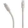 Beats Woven pleciony kabel ładujący i do transmisji danych - USB-C do Lightning - 1,5 m - szaro-kamienny