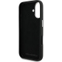 Karl Lagerfeld Grained K&CH Heads etui do iPhone 16 - czarny