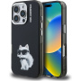 Karl Lagerfeld IML Aquarelle Choupette etui na iPhone 16 Pro Max - czarny
