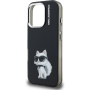 Karl Lagerfeld IML Aquarelle Choupette etui na iPhone 16 Pro Max - czarny