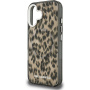 Karl Lagerfeld IML Leopard etui z MagSafe do iPhone 16 - brązowy